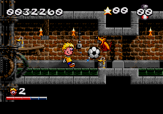 Скриншот игры Marko's Magic Football